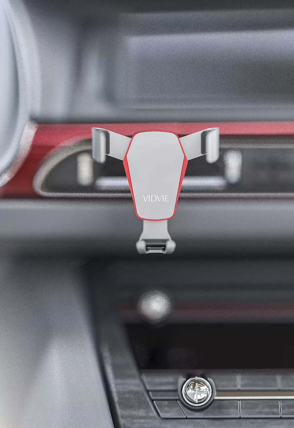 Metal Car Phone Holder - Air Vent Mount - Vidvie HC1508 4