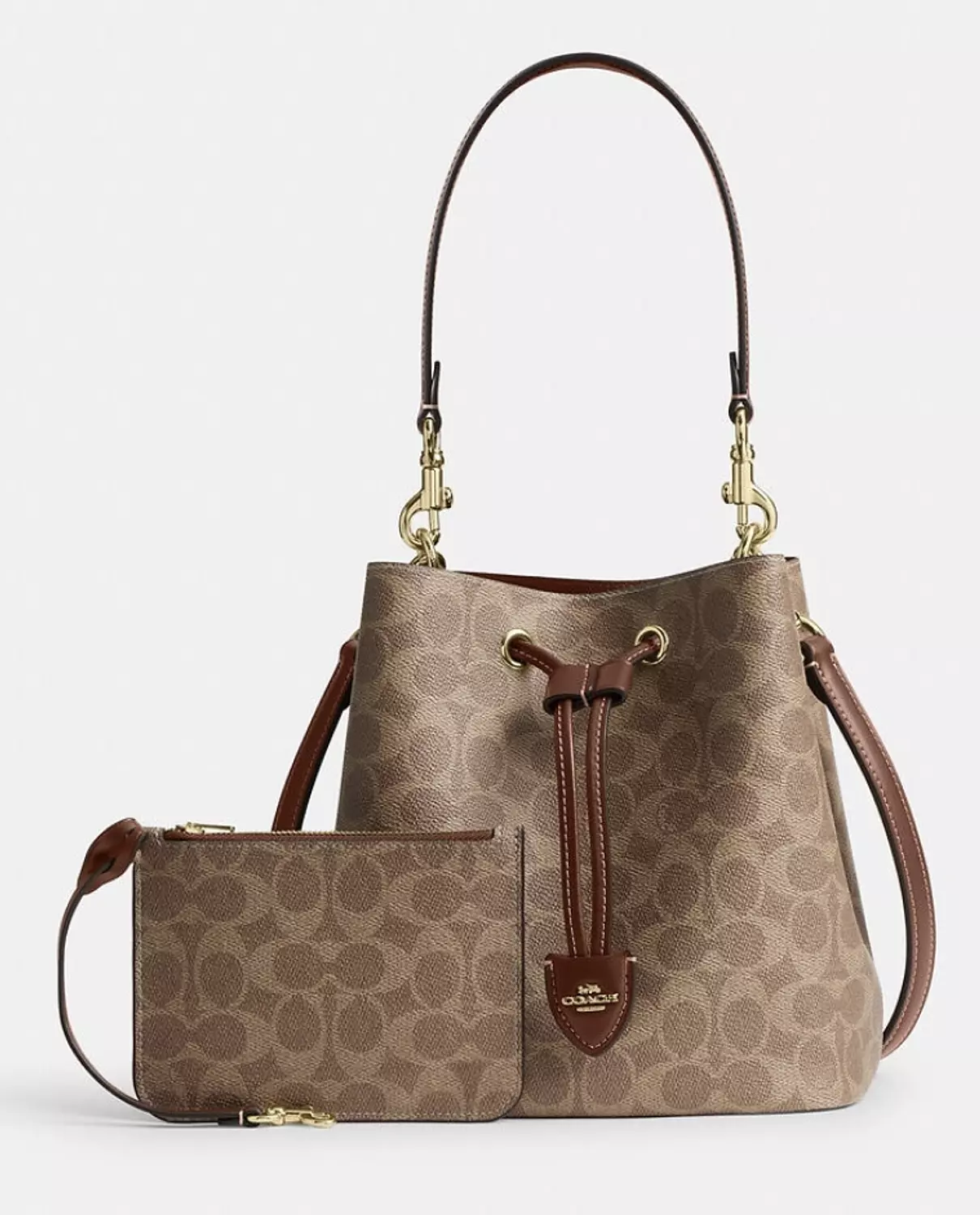Rowan Bucket Bag In Signature Canvas 5