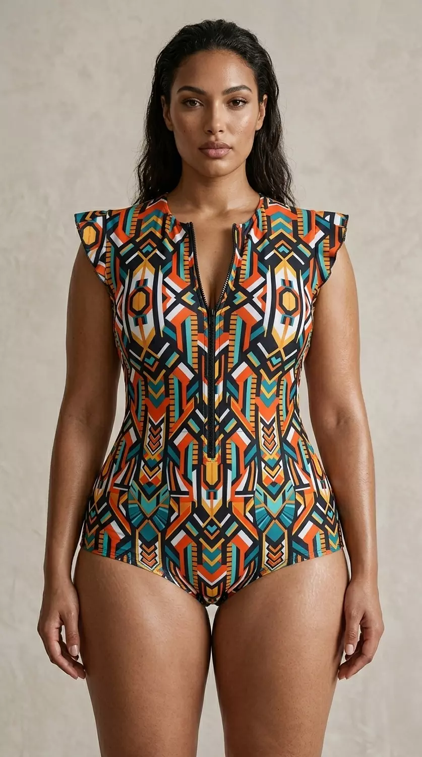 Cipher ruffled Sleeve Guard 2