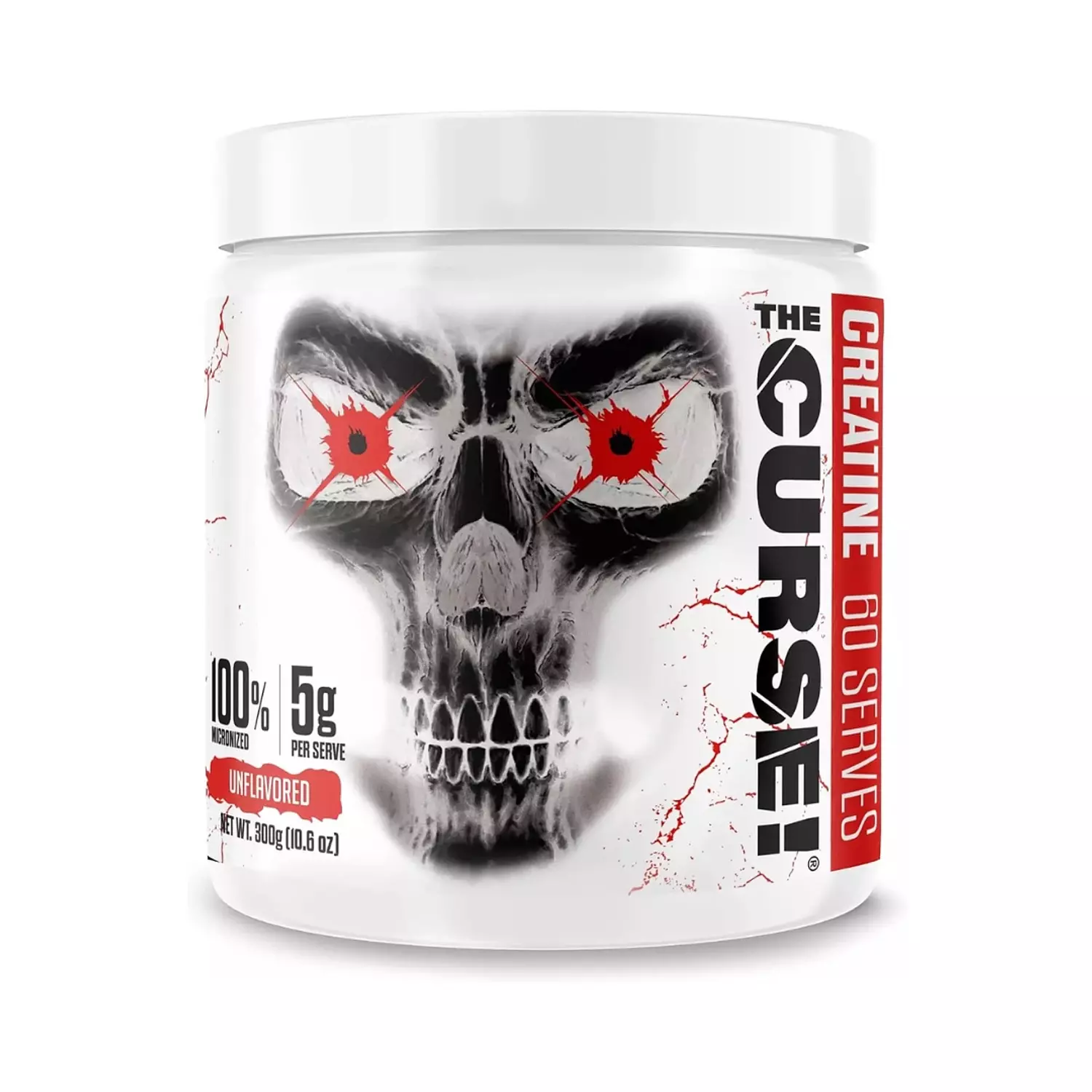 The Curse Creatine Monohydrate 300g – Pure Creatine for Strength, Power & Recovery (60 Servings) image