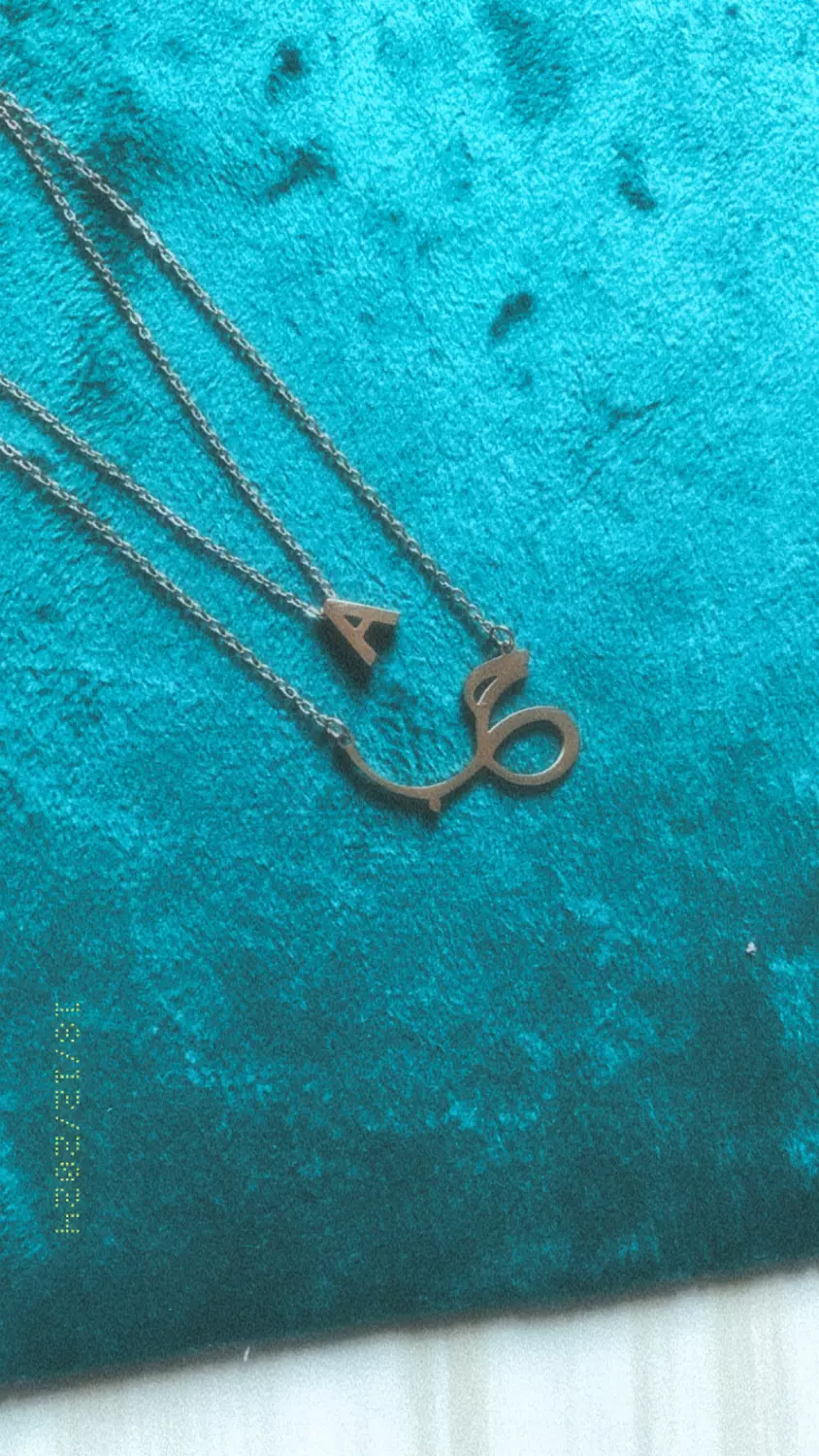 7ob letter necklace 