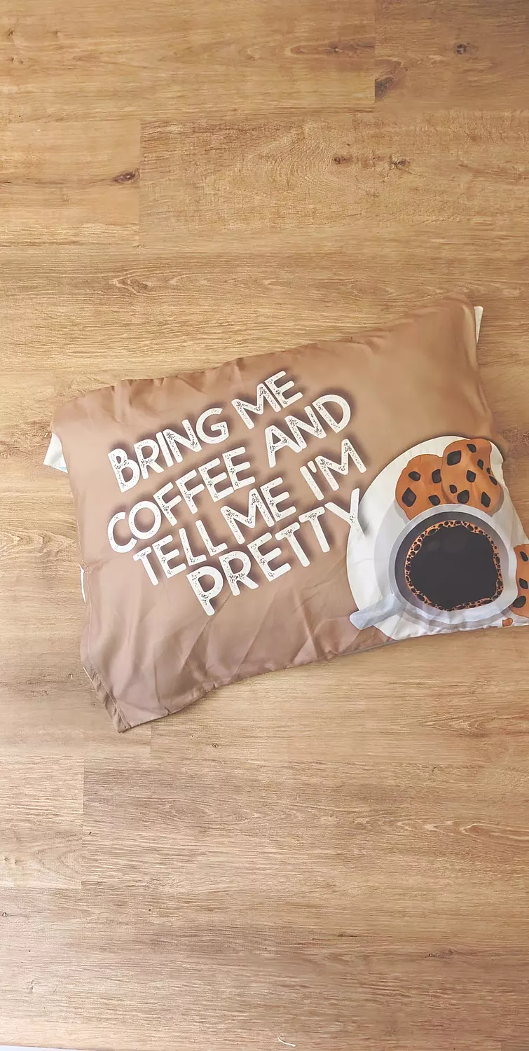Bring me coffee pillow case  image