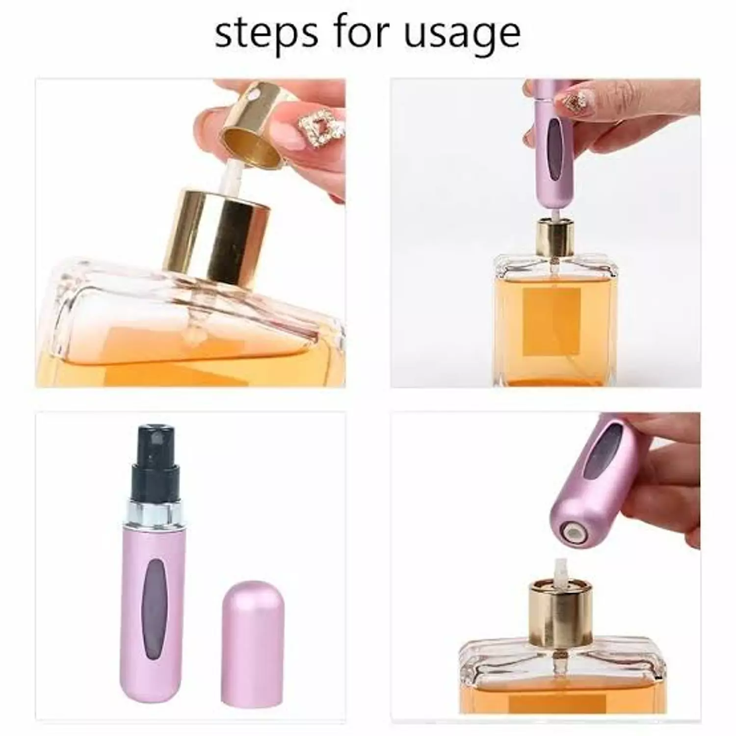 Portable Refillable perfume spray bottle 1