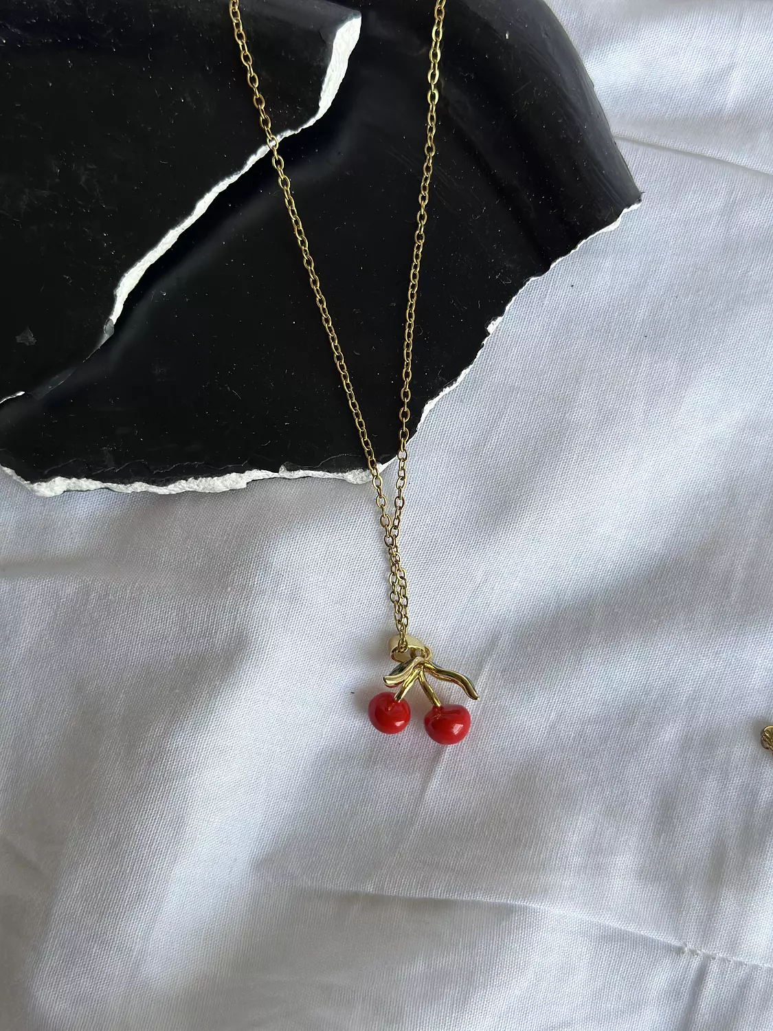 Wine Cherry Necklace  image