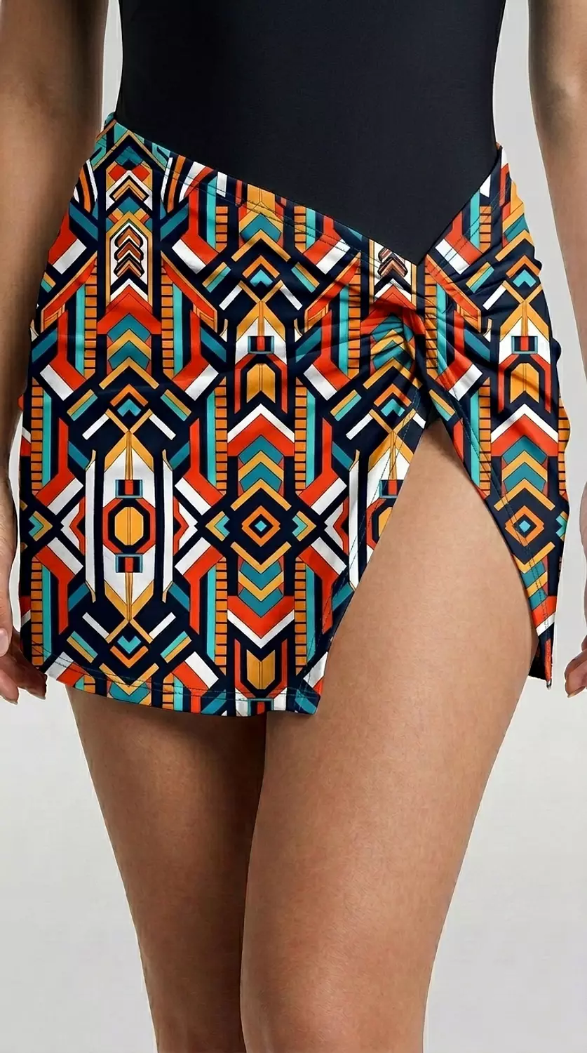 Cipher twisted skirt  image