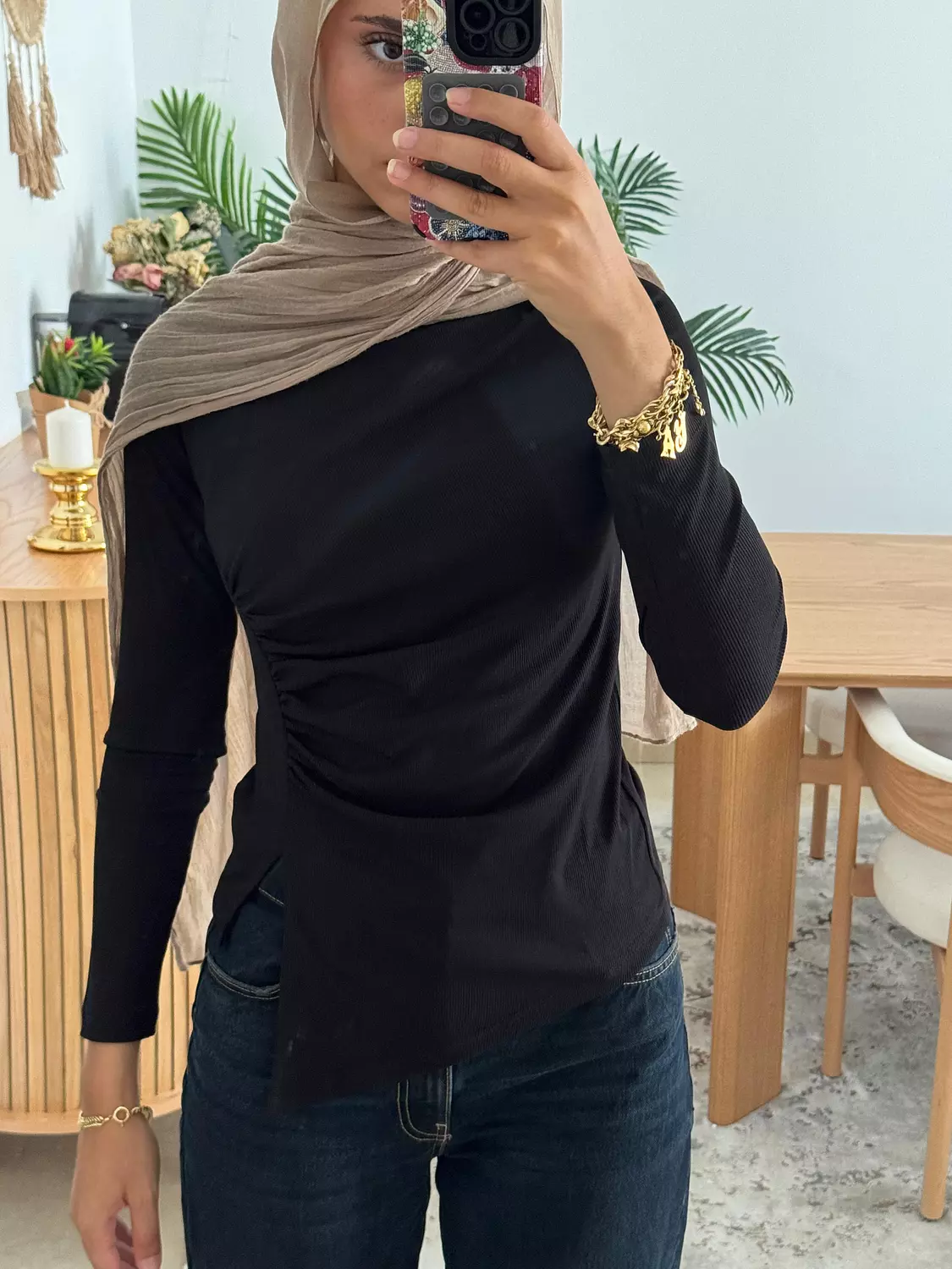 Asymmetrical Top in Black 1