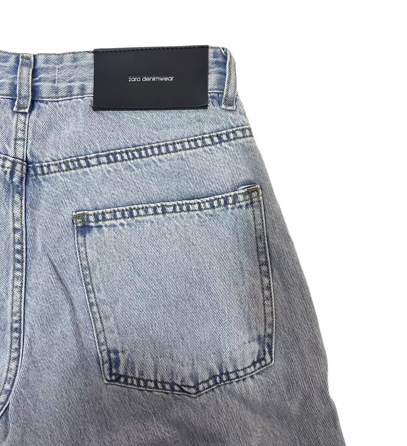 Zara Light Wash Straight Leg Jeans 3