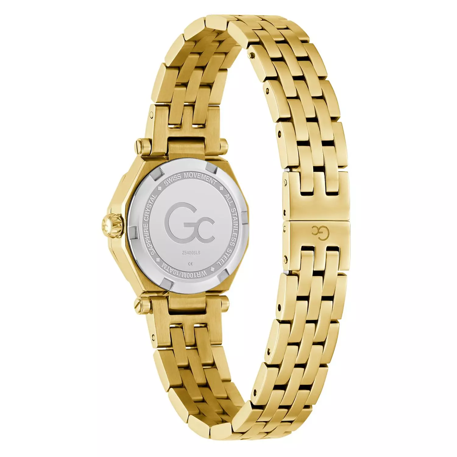 Gc Gleam Mini Small Size Metal Women Watch Yellow Gold Stainless Steel Bracelet 2