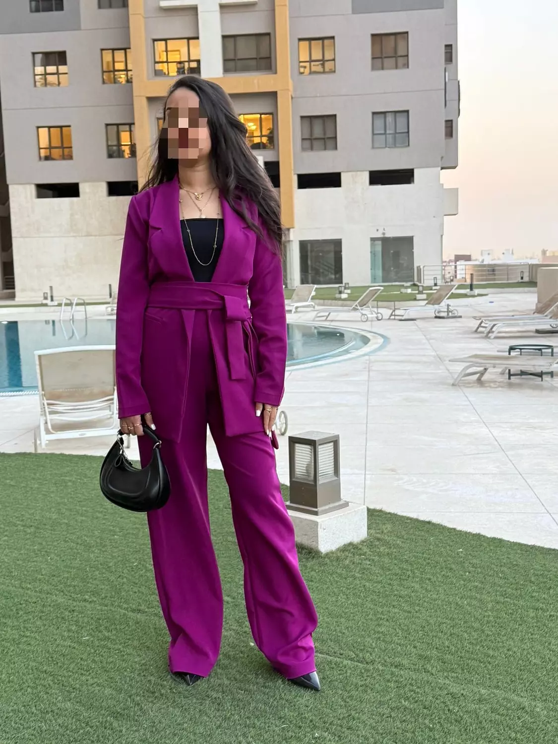 PANTS PURPLE SUIT 2