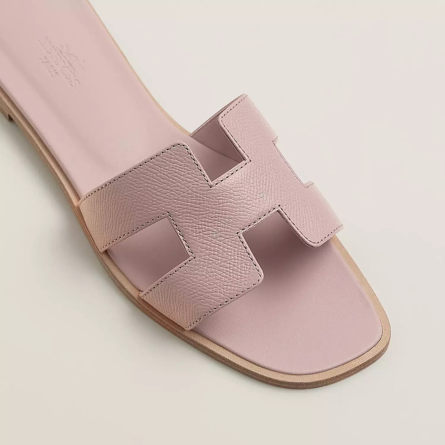 Hermes Oran Sandal Pink 2