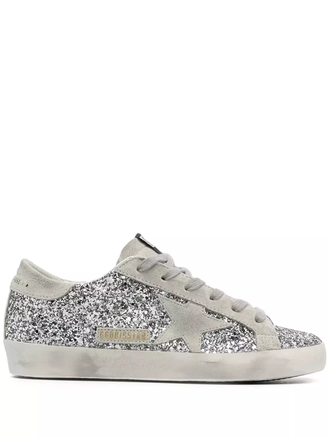 Golden Goose Super Ice Grey Silver Glitter  image