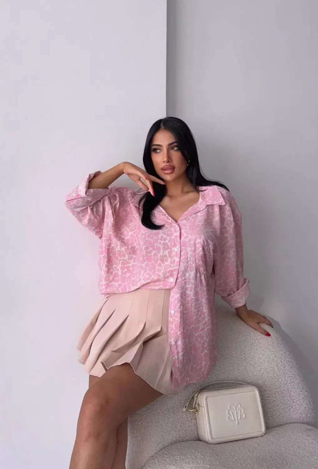 Pink leopard shirt 2