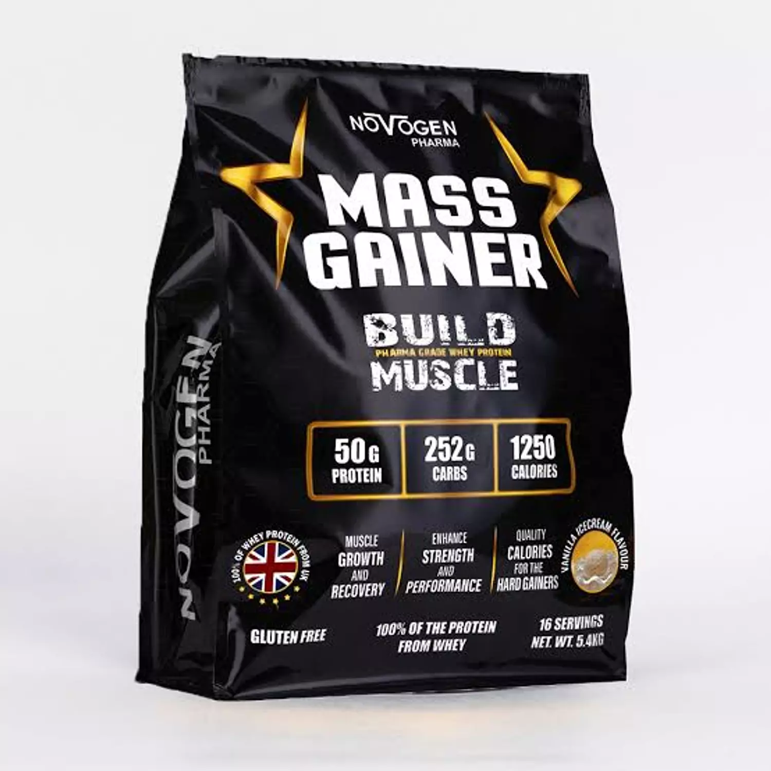 ماس جينر نوفوجين – لزيادة الوزن والكتلة العضلية | Novogen Mass Gainer – Weight & Muscle Gain image