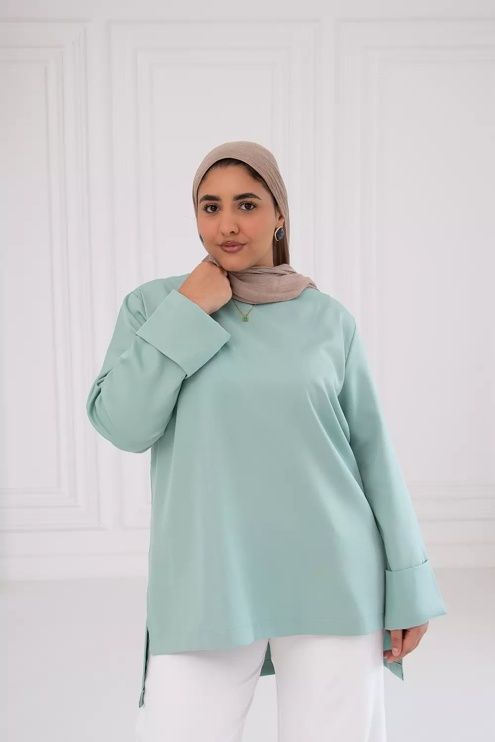 Rosa high and low blouse 11
