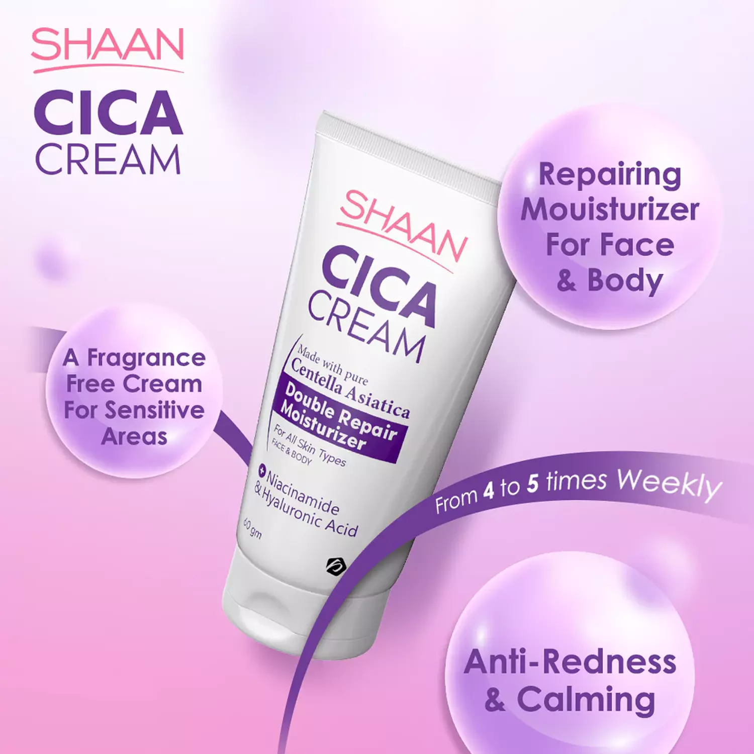 Shaan Cica Cream - 60 gm  2