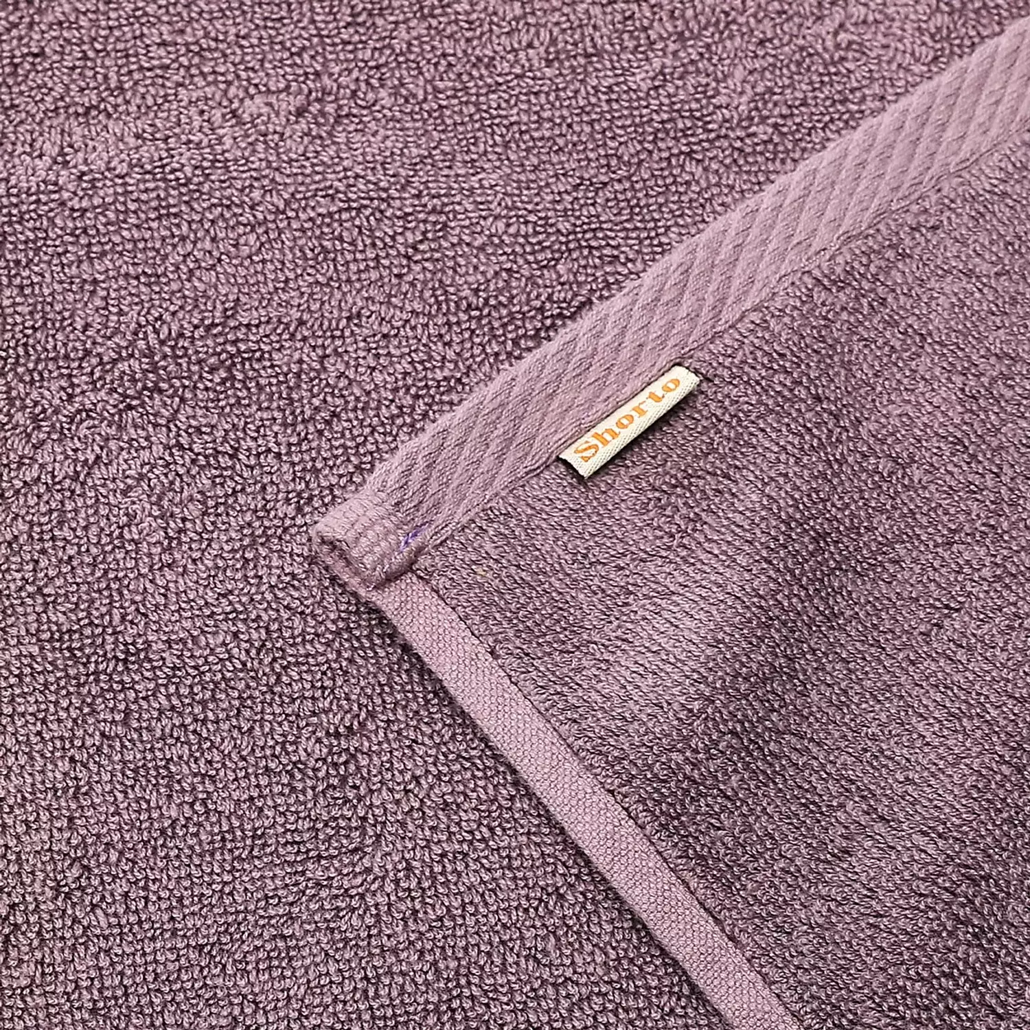 Towel Plain 100% Cotton Size 70 x 140 cm - 2630 - Purple 2