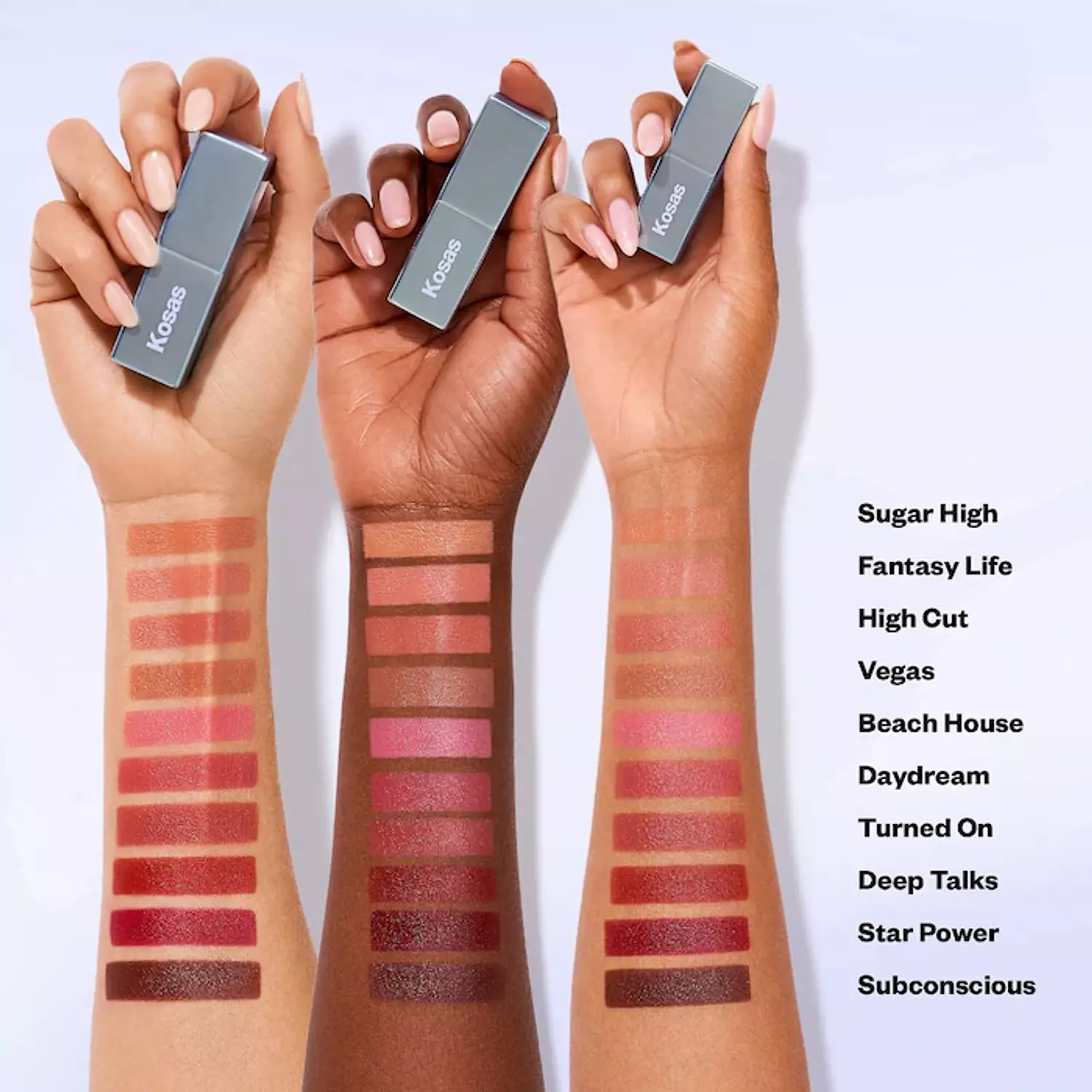 Kosas  Weightless Lip Color Nourishing Satin Lipstick Daydream - cool pink 4