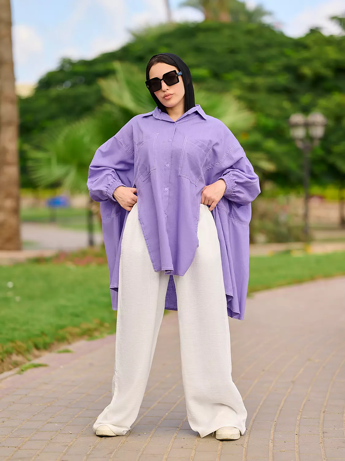 Hayat Blouse in Purple image