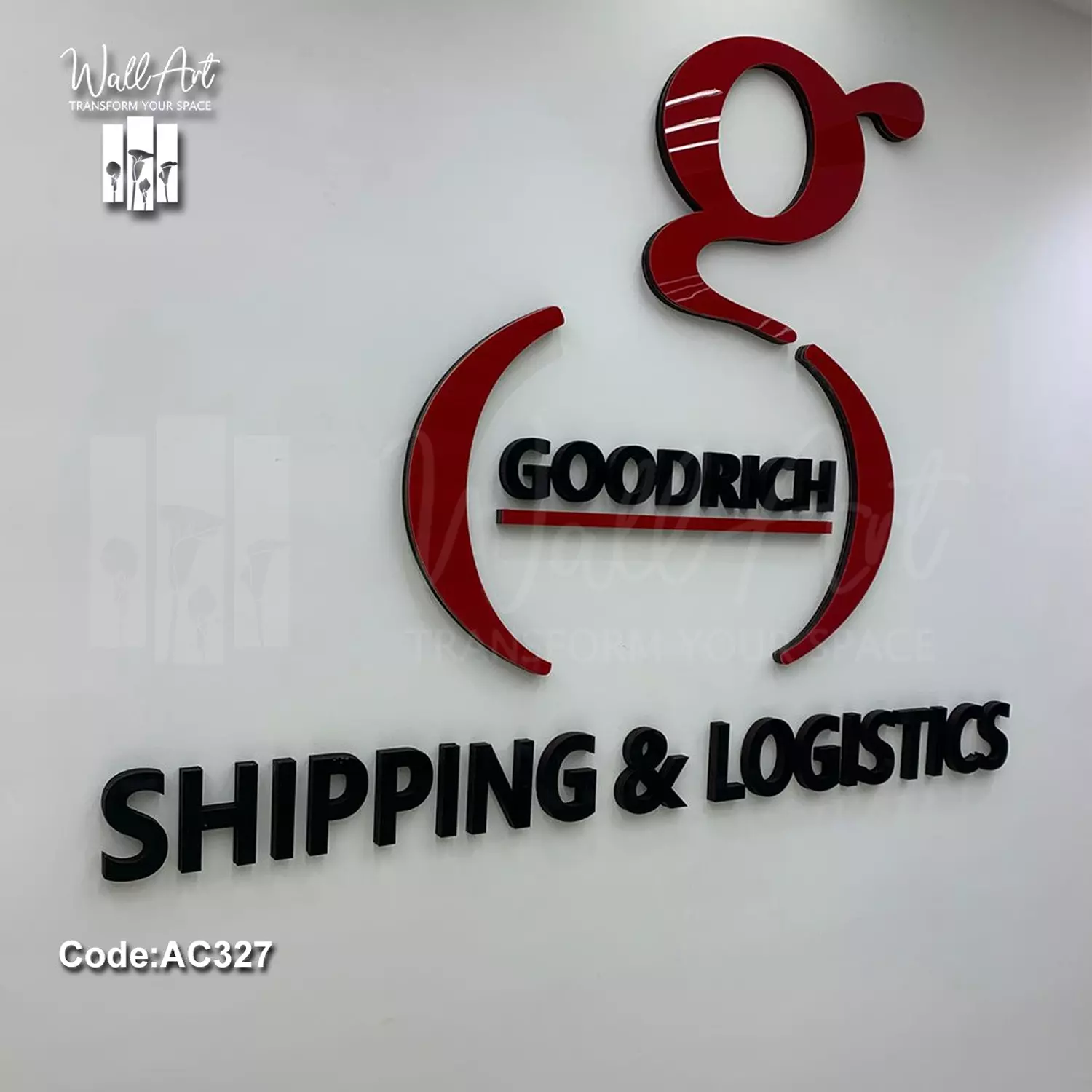 AC327- Coloured Acrylic Logo   image