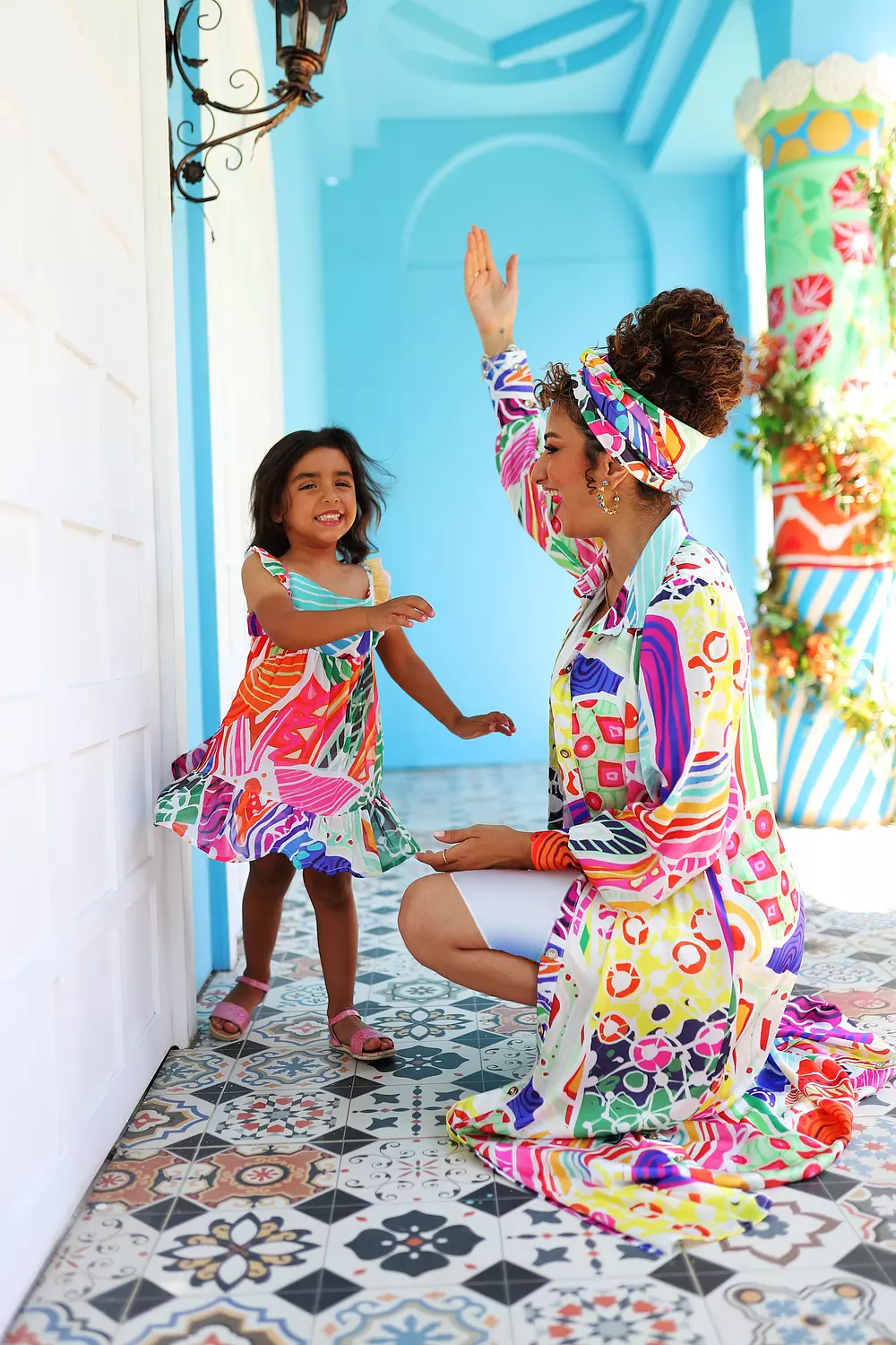 Abstract kids dress 3
