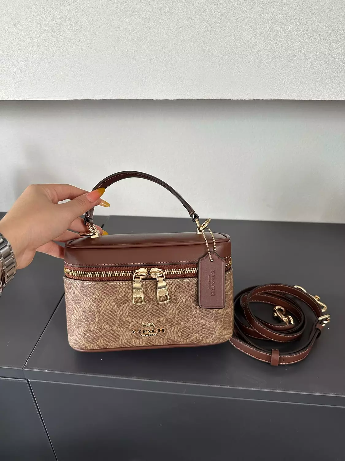 Coach box bag 2