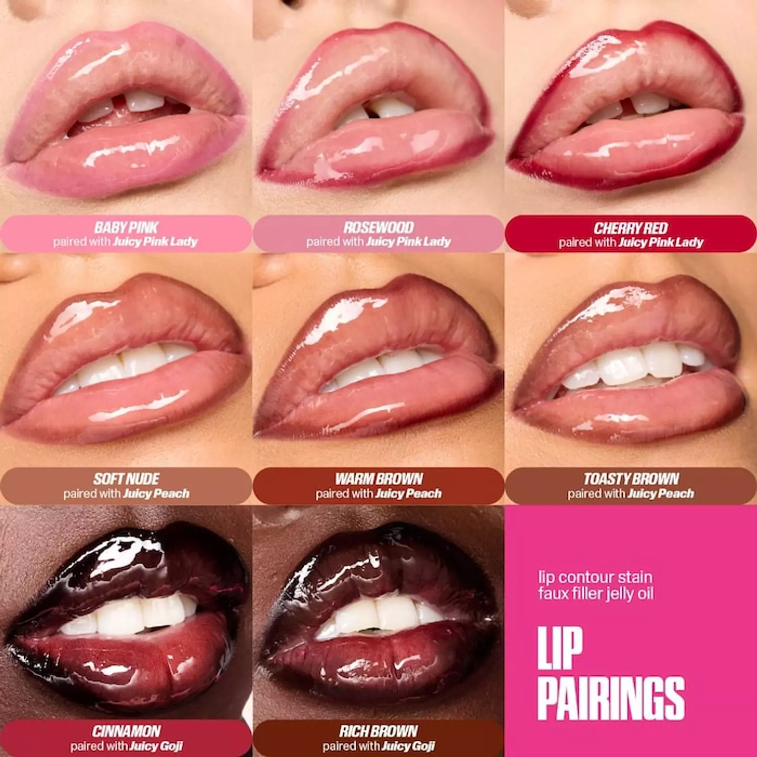 HUDA BEAUTY  Faux Filler Ultra-Hydrating Tinted Jelly Lip Oil 3