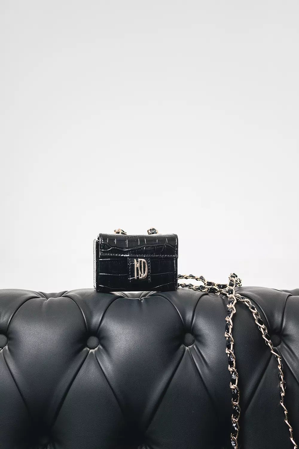 Black Mini Hemi Waist Bag
