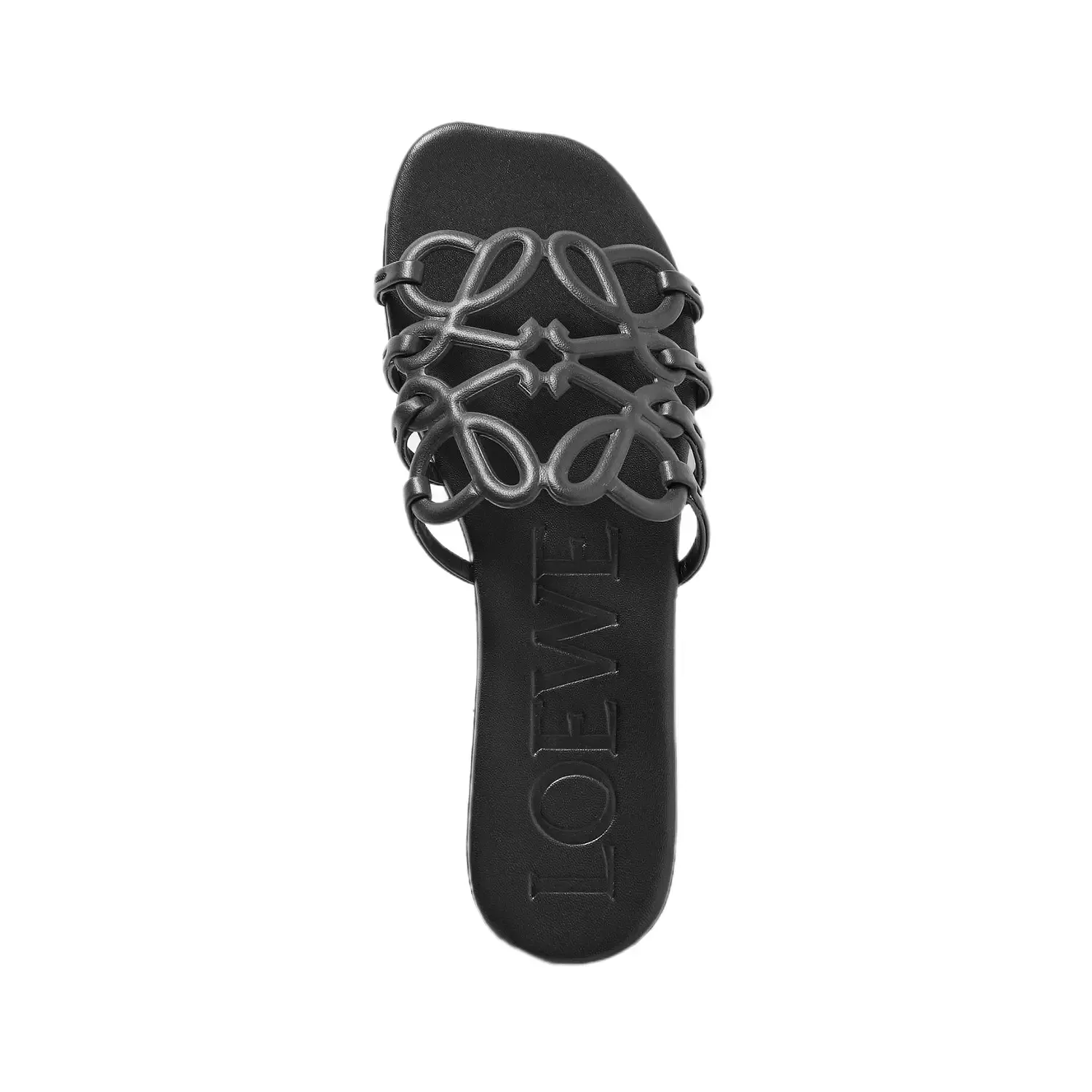 Loewe, Petal Anagram leather slides image