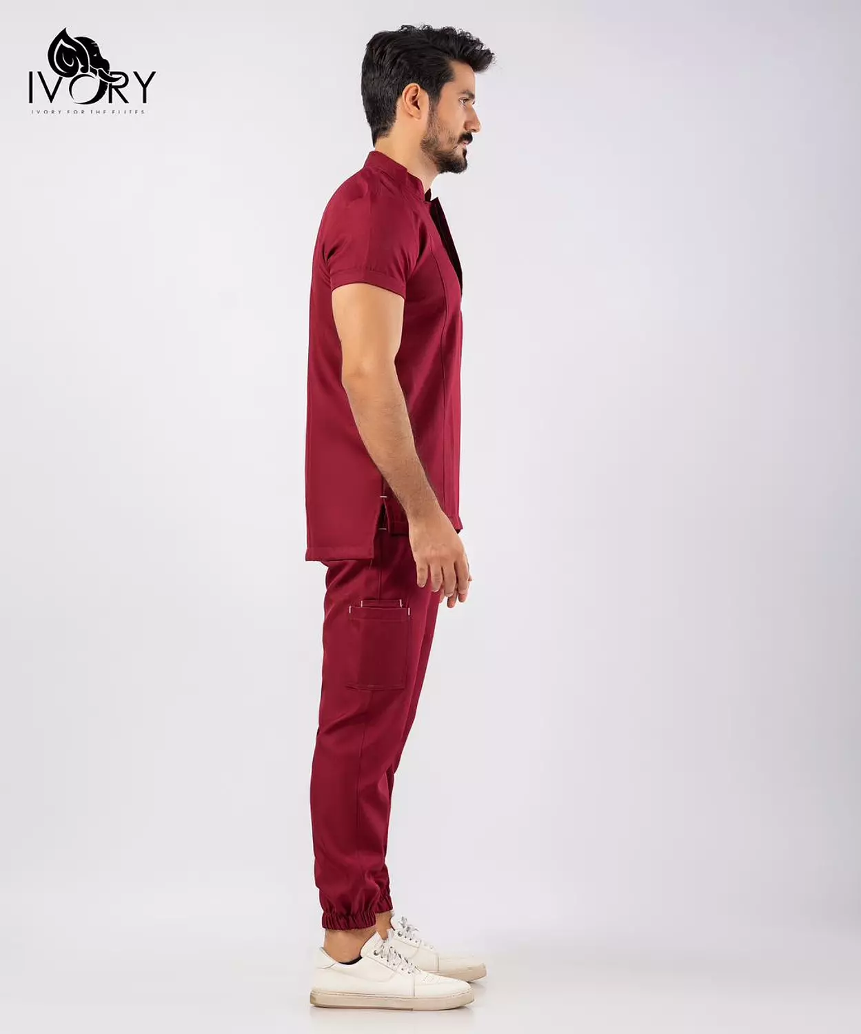 Half Collar Scrub 52