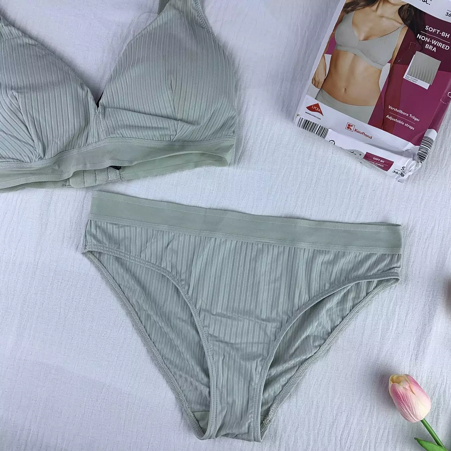 Cotton bra & panty set from kaufland   Size small 2
