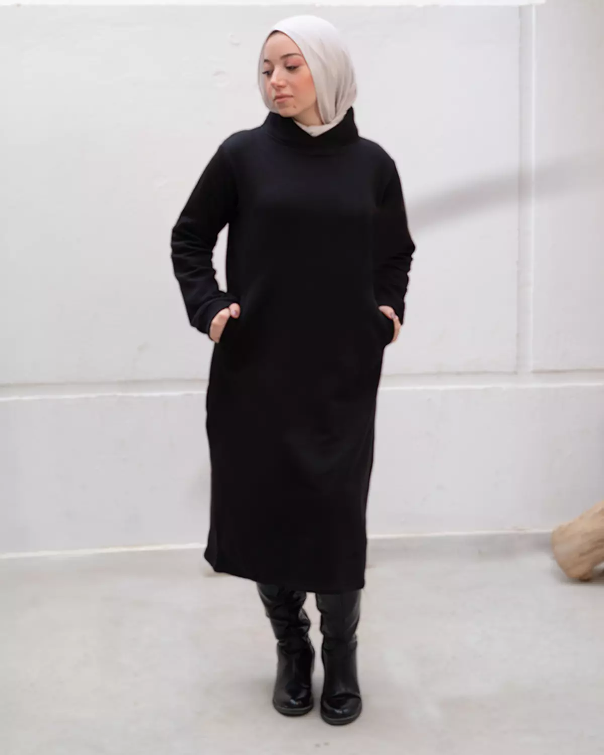 Puprle Melton Dress 5