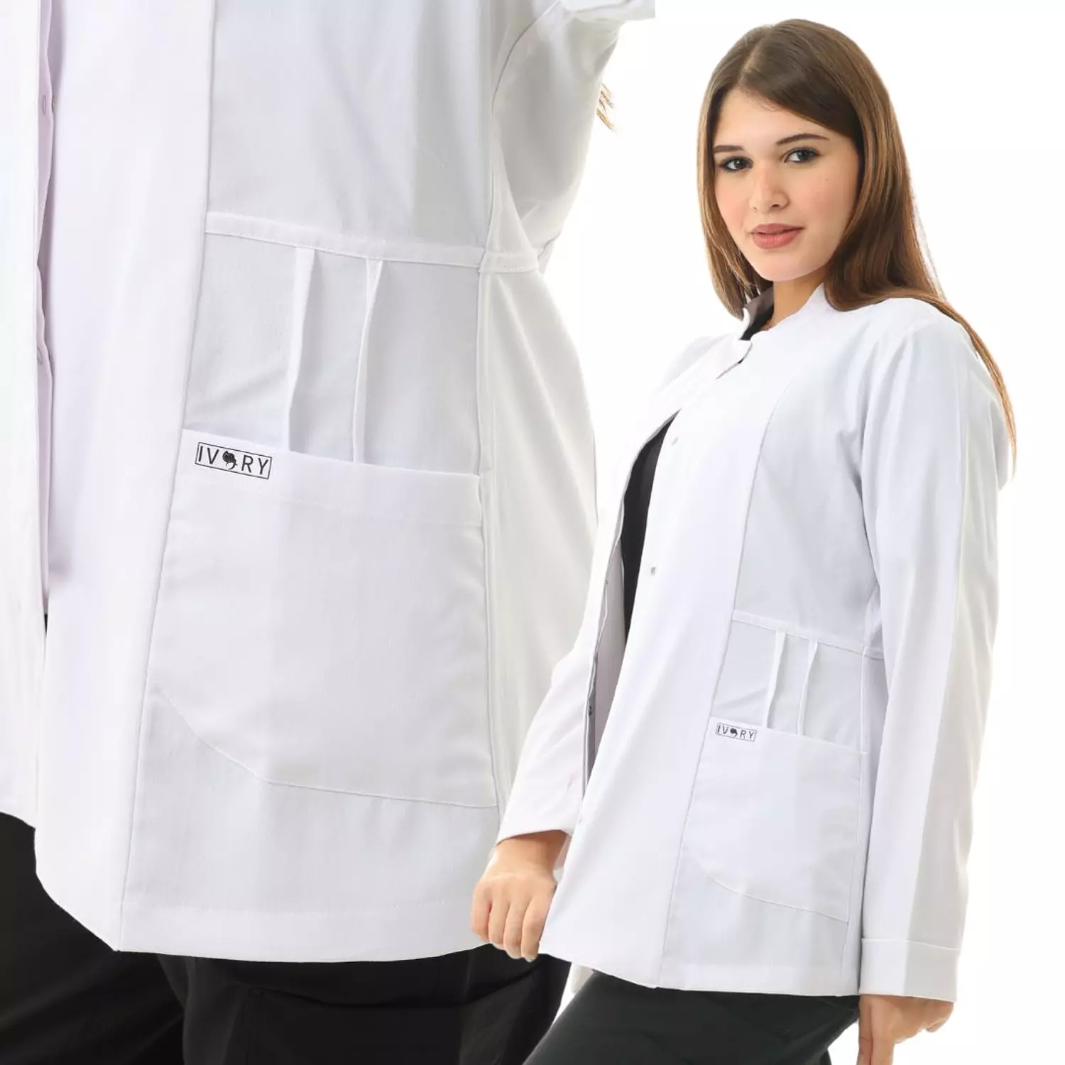 White Eve Lab Coat (Short) image