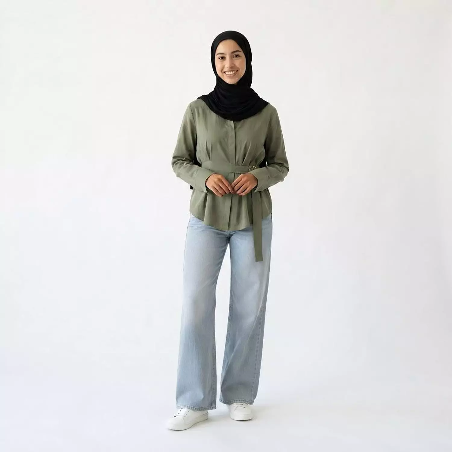 Tie-Waist linen Shirt 3