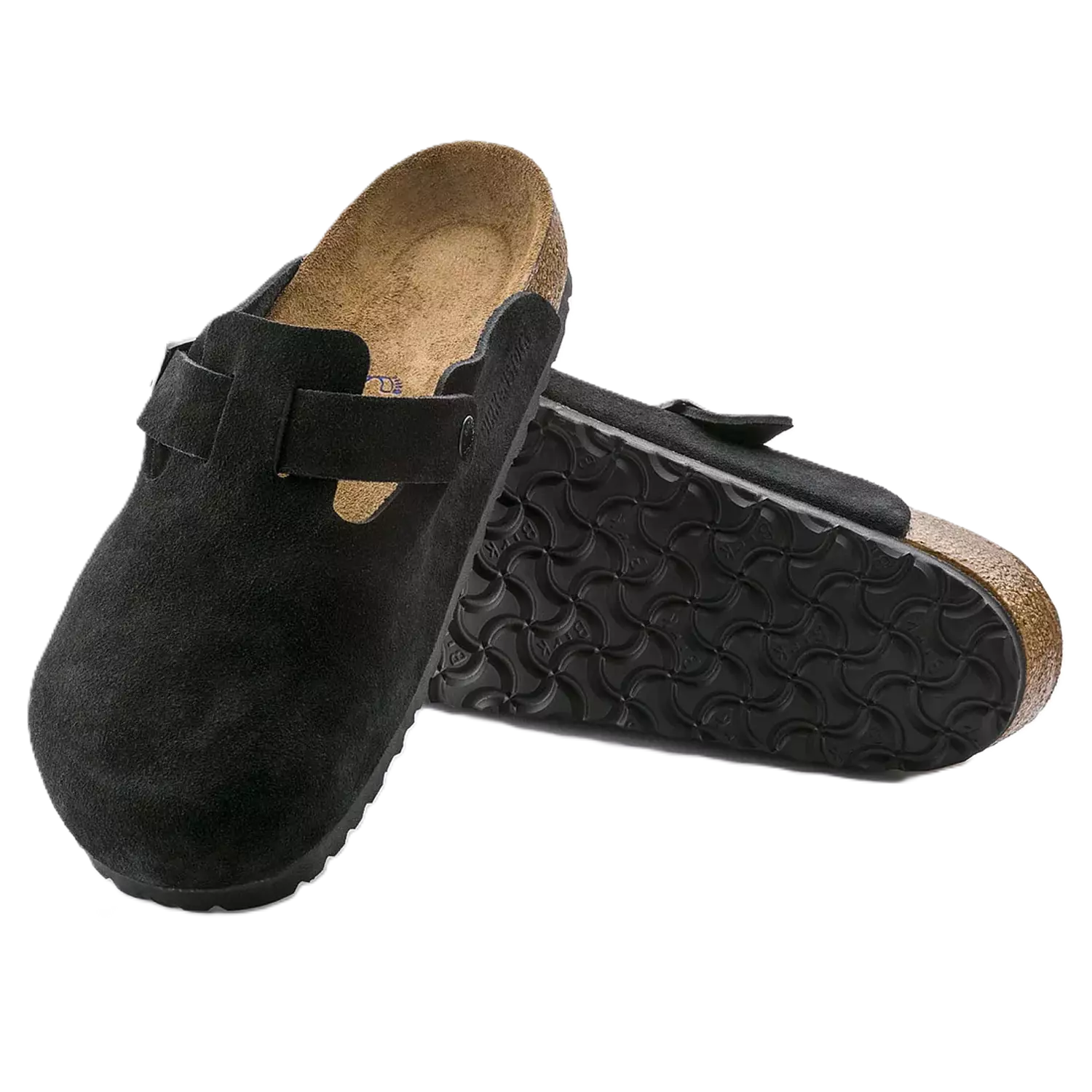 Birkenstock Boston Black Suede 2