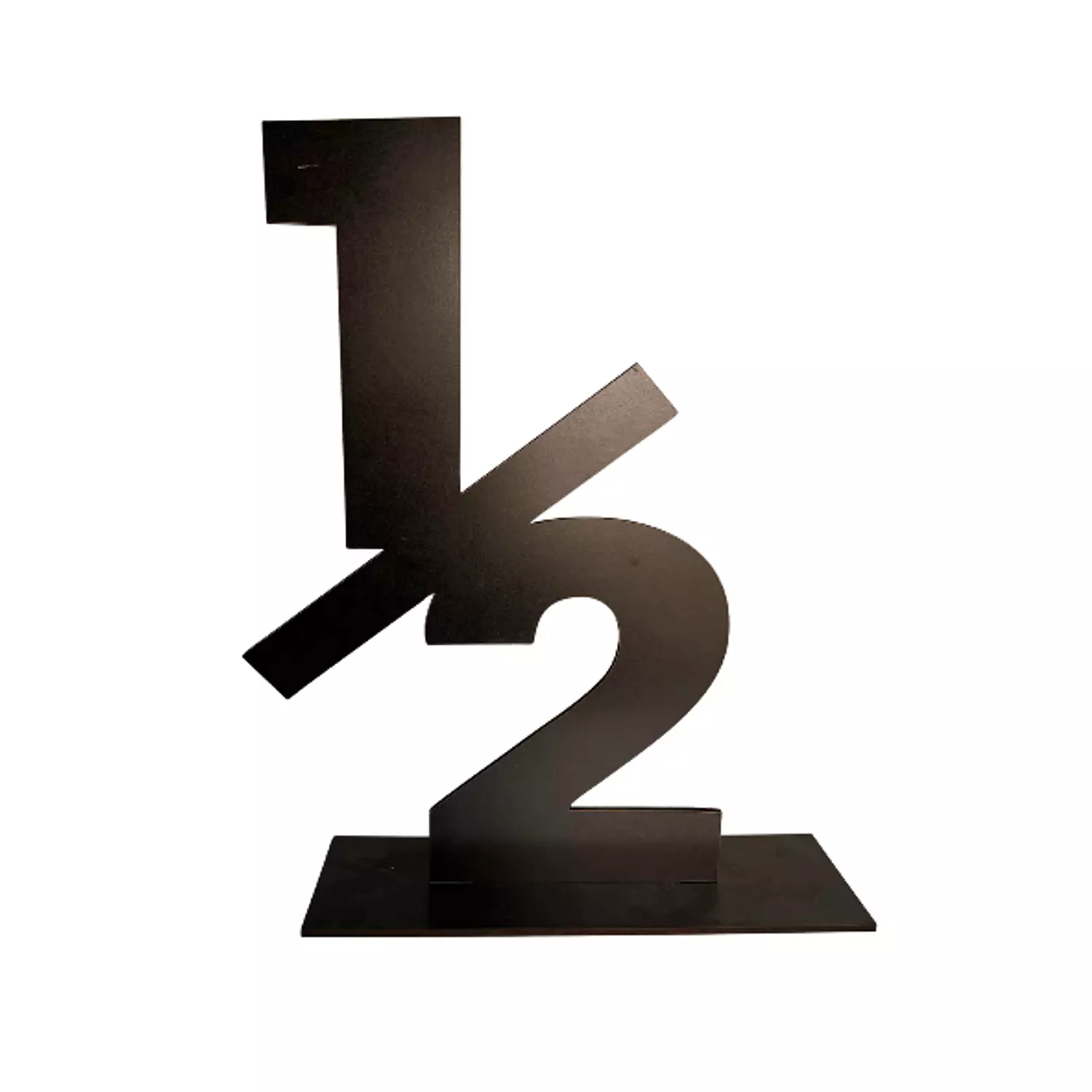 Black 1/2 Table Sign  image