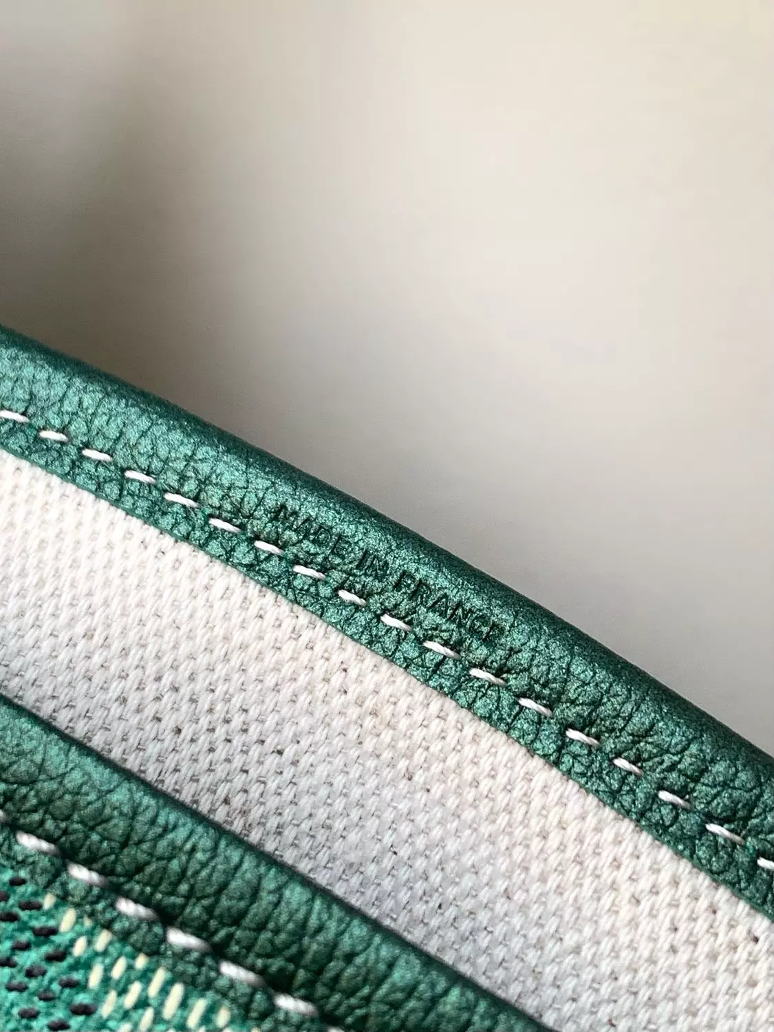 Go yard This limited-edition handbag is crafted from unique pearlescent GOYARDINE canvas pearl green 3