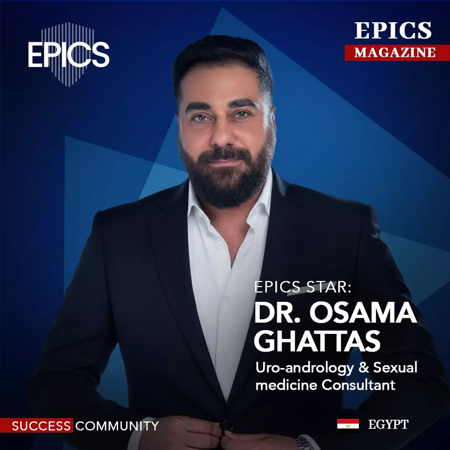 <p style="text-align: start">🎖️🌐Dr. Osama Ghattas,(Story)_ Uro-andrology &amp; Sexual medicine Consultant.</p>
