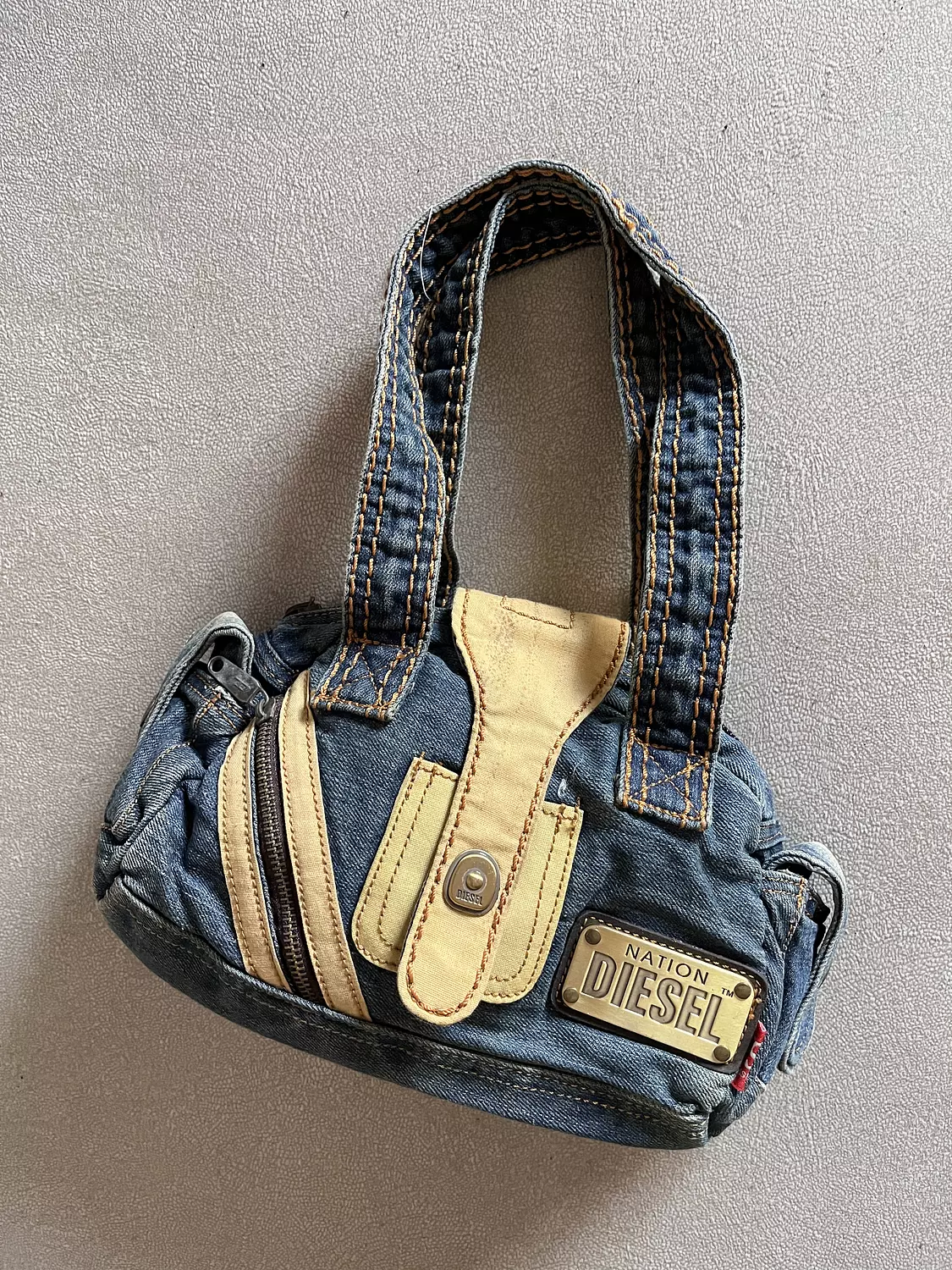 Authentic Diesel denim bag image