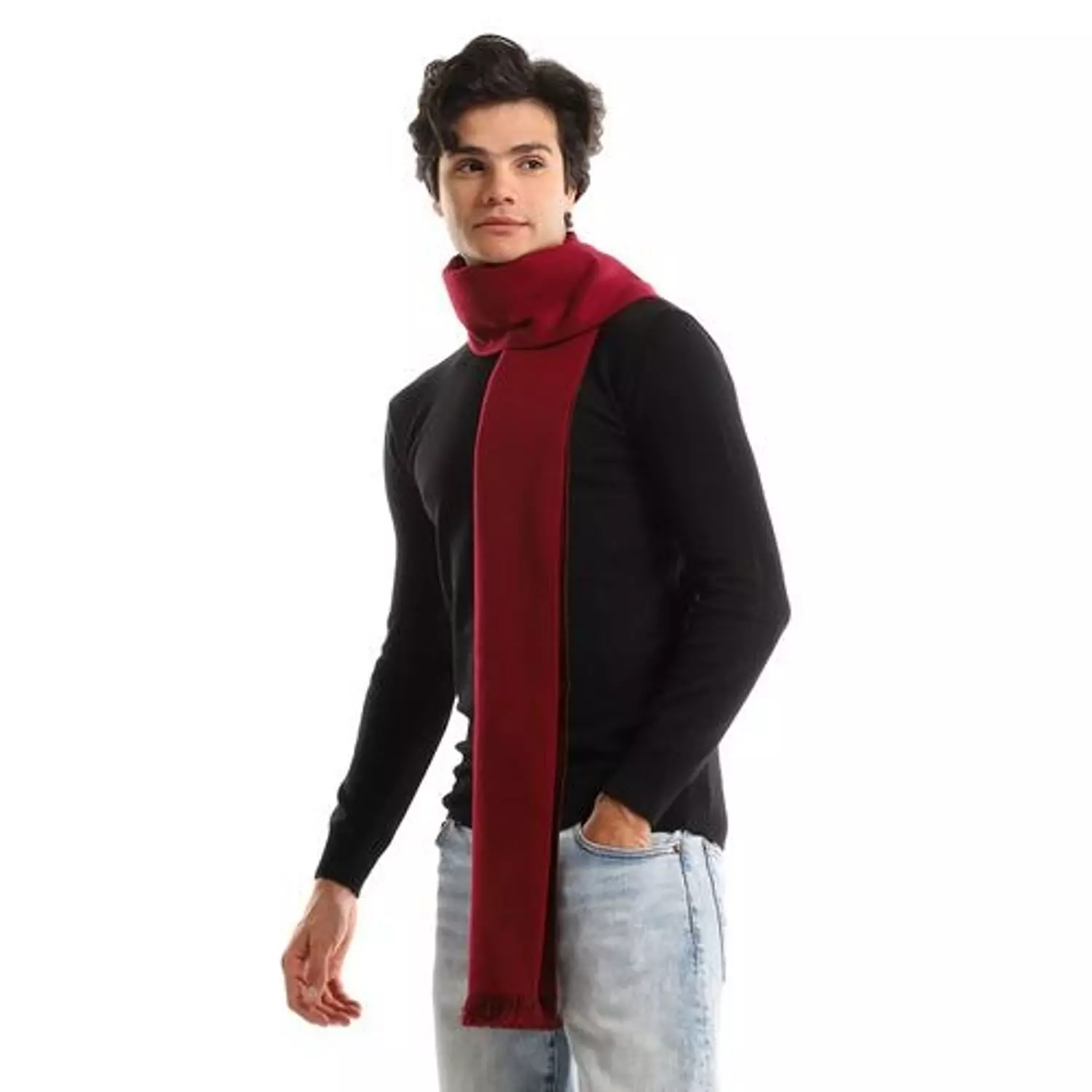 Classic Shawl - 2353 - Burgundy hover image