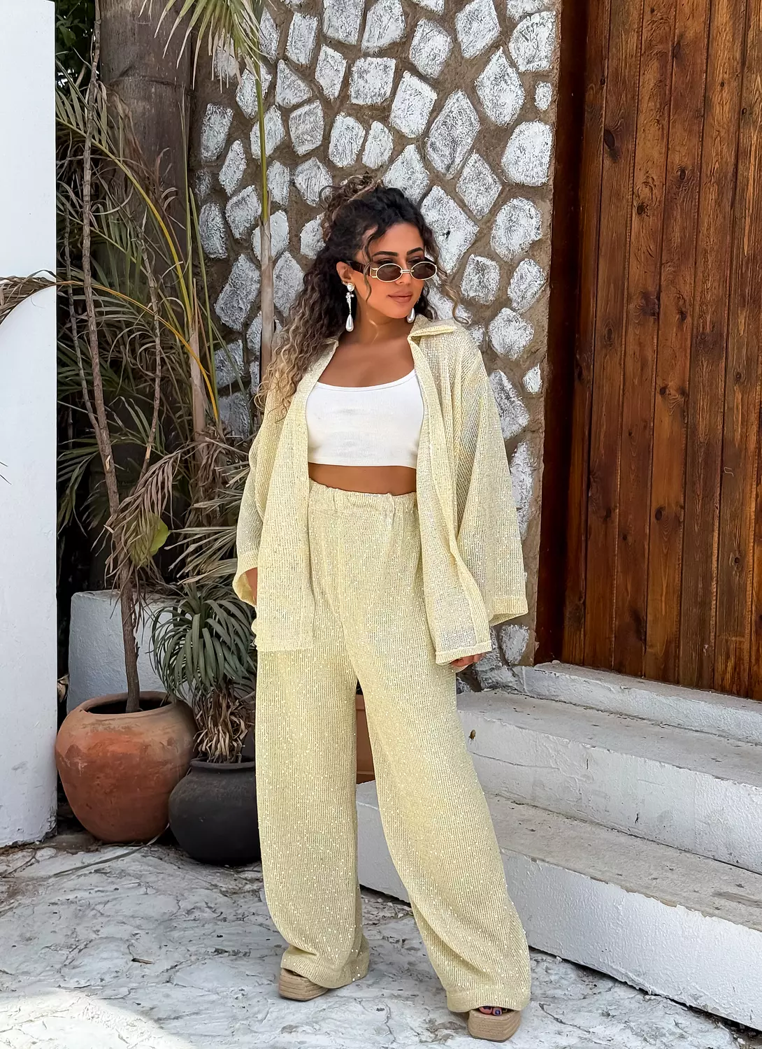 Sparkle knit set  3