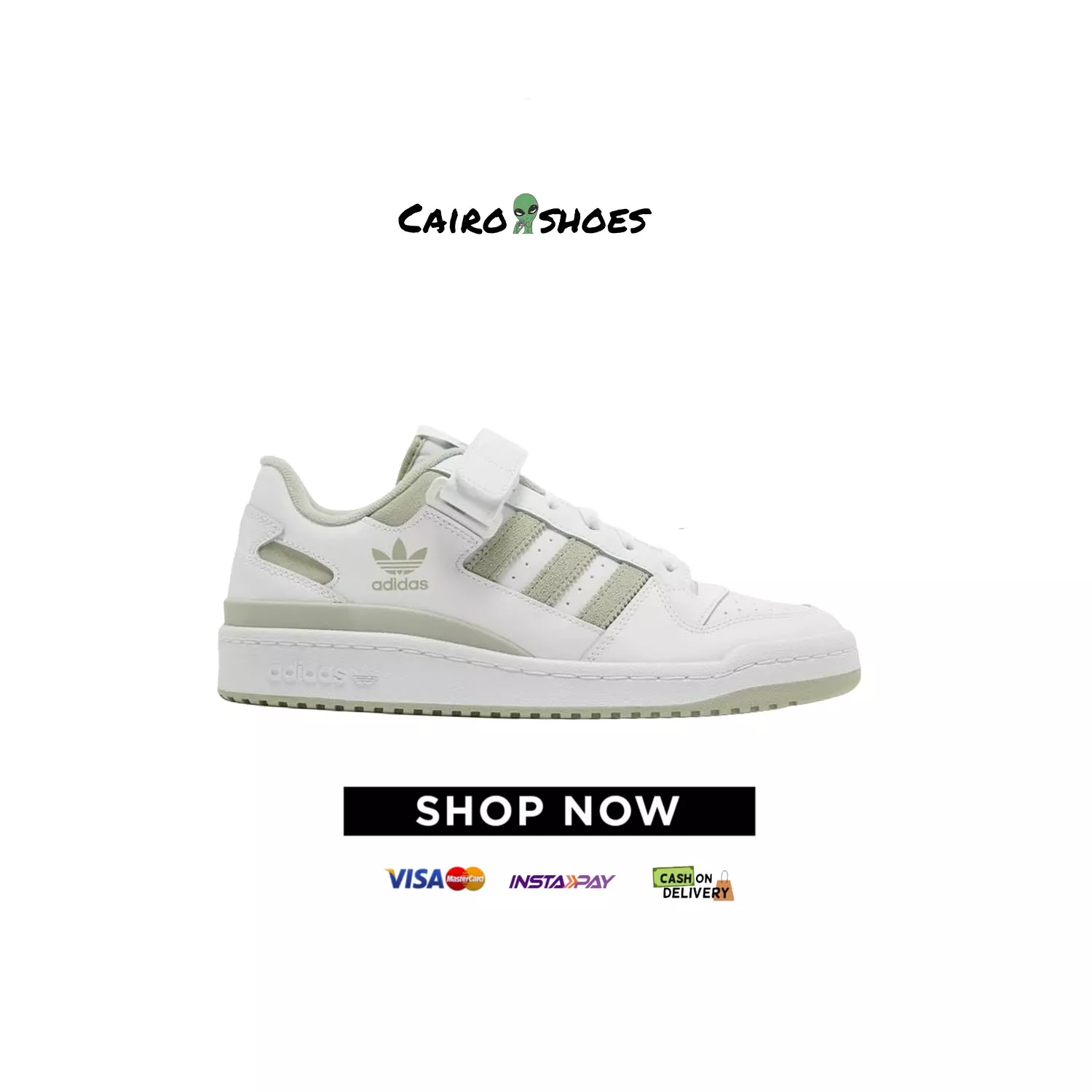 Adidas Forum Low  - Halo Green 