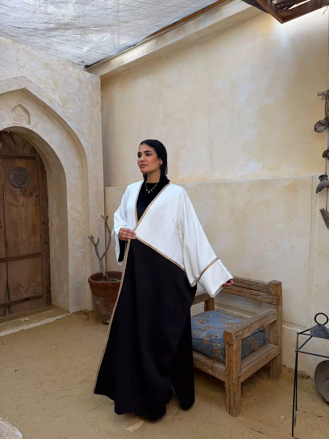 Moon phase kaftan 1