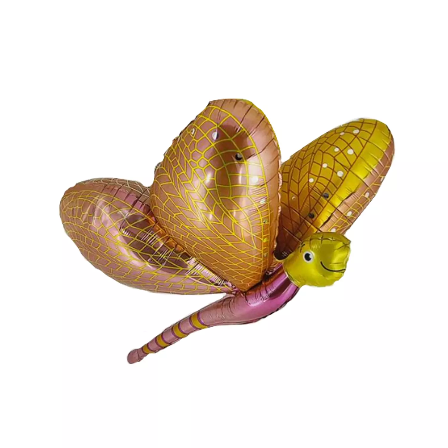 Gold Butterfly Shaped Balloon
