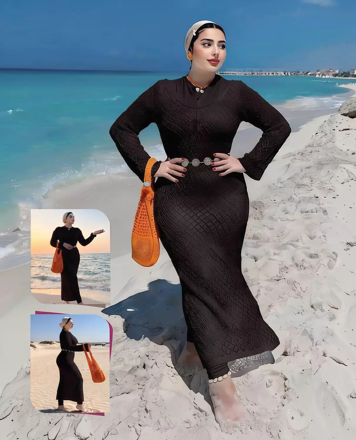 Diamond Knit Maxi Dress 5