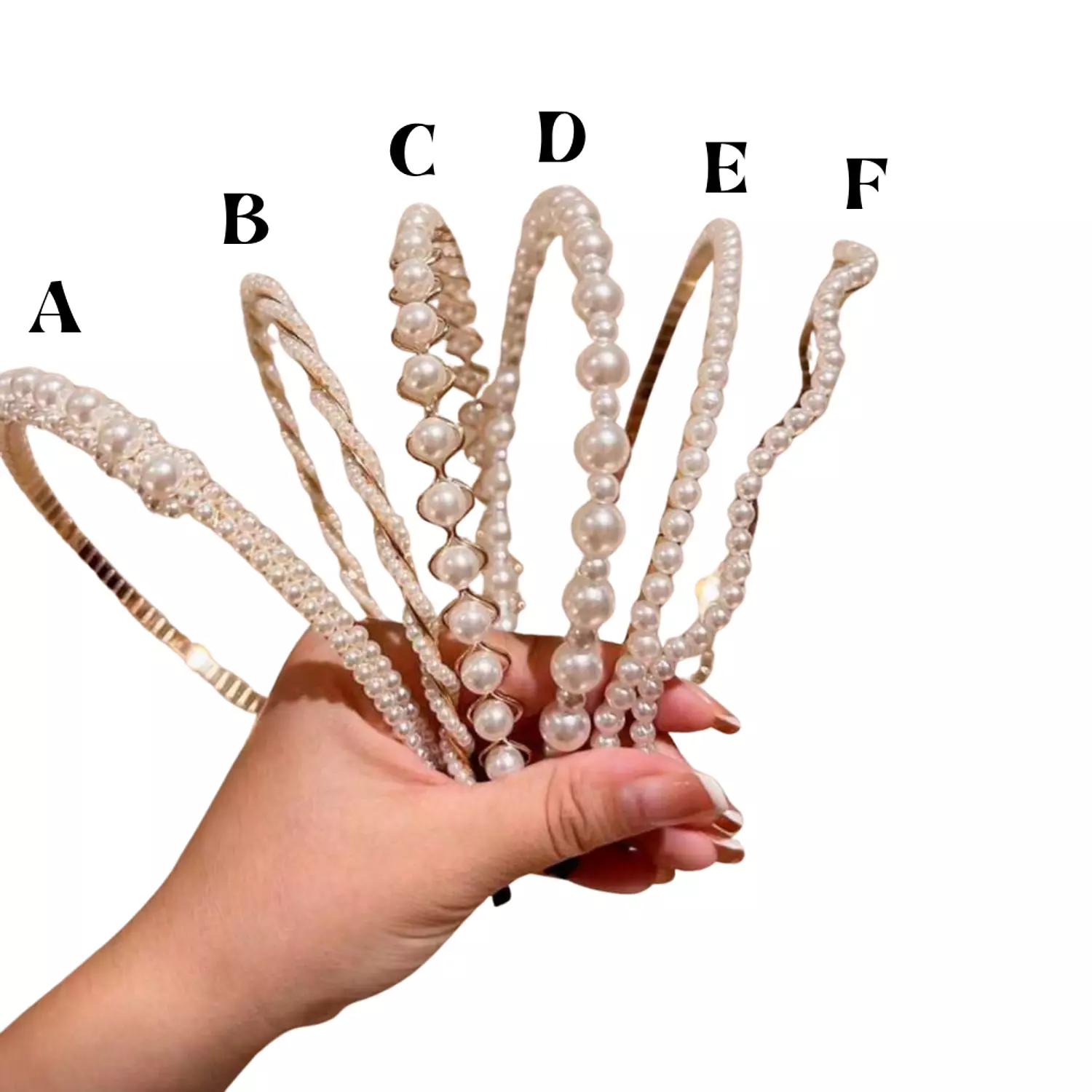Minimalist Faux Pearl 1 Pc Headband image