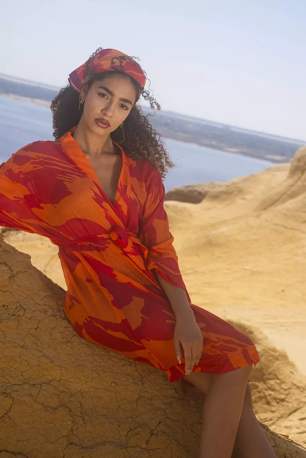 The Love Collection- Sunset Breeze Kimono image
