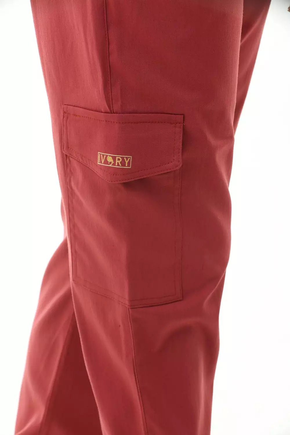 Burgundy Sporty Scrub 5