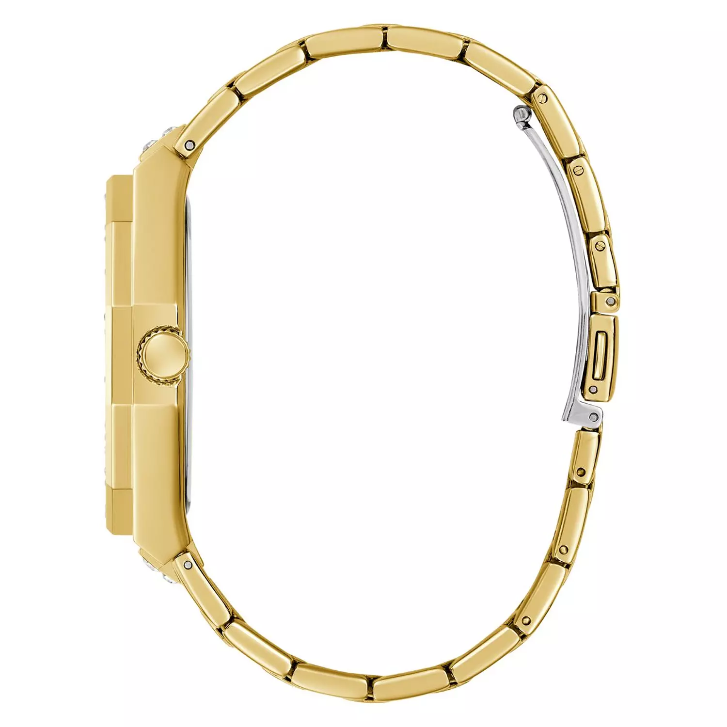 GUESS Mens Gold Tone Multi-function Watch Gold Tone Stainless Steel Bracelet GW0960G2 1