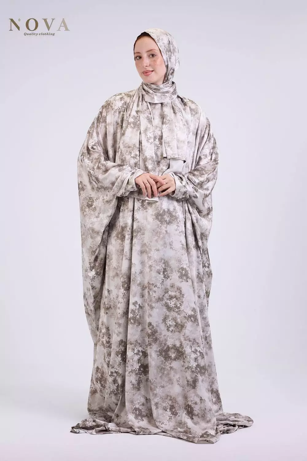 Camouflage butterfly satin image