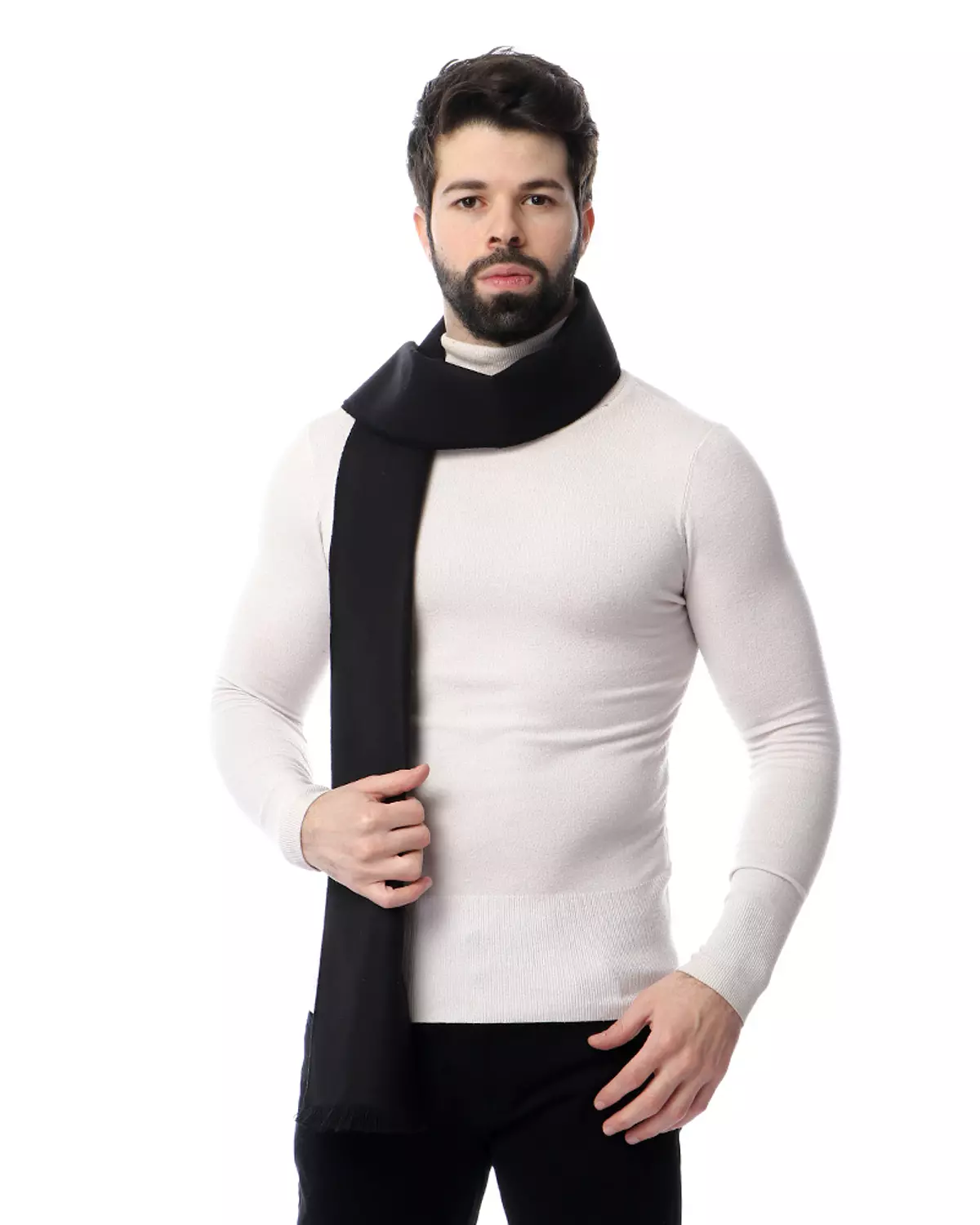 Classic Scarf - 5023 - Black hover image